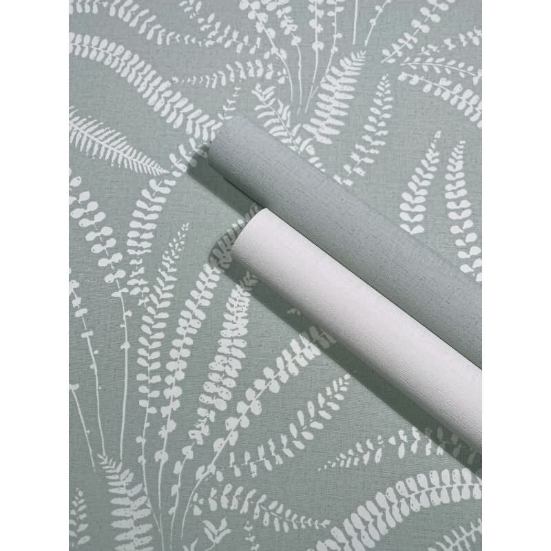 Vliestapete Blätter, Ranken Floral Natur in Grün für Wohnzimmer, Schlafzimmer, Büro (82505)