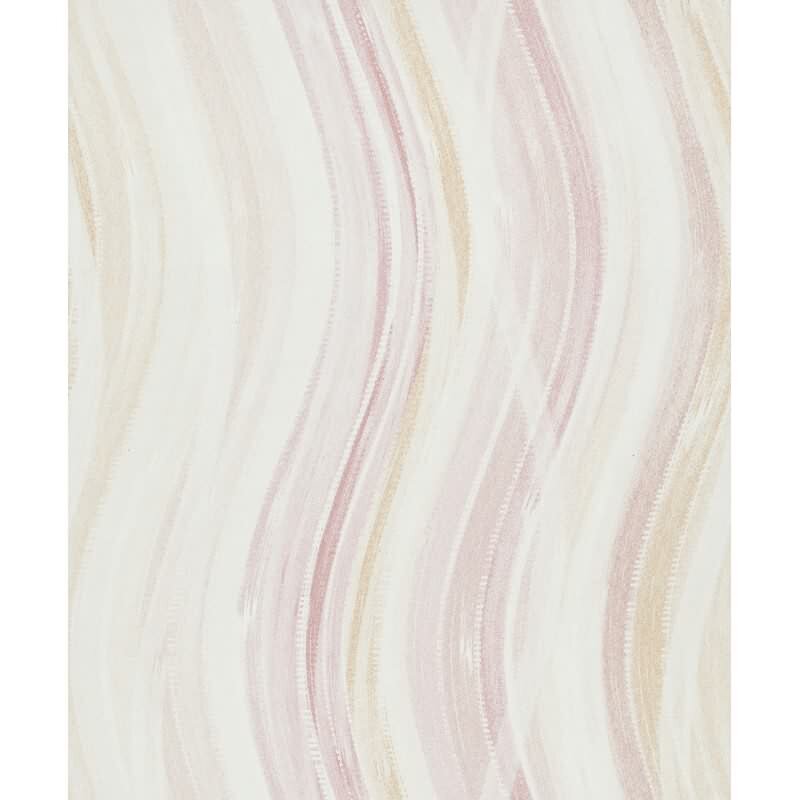 Vliestapete Wellen, Streifen Grafisch Modern matt in Weiß für Wohnzimmer, Schlafzimmer, Küche (82552)