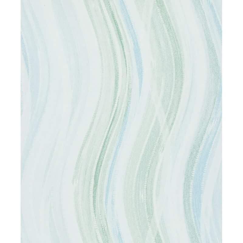 Vliestapete Wellen, Streifen Grafisch Modern matt in Weiß für Wohnzimmer, Schlafzimmer, Küche (82553)