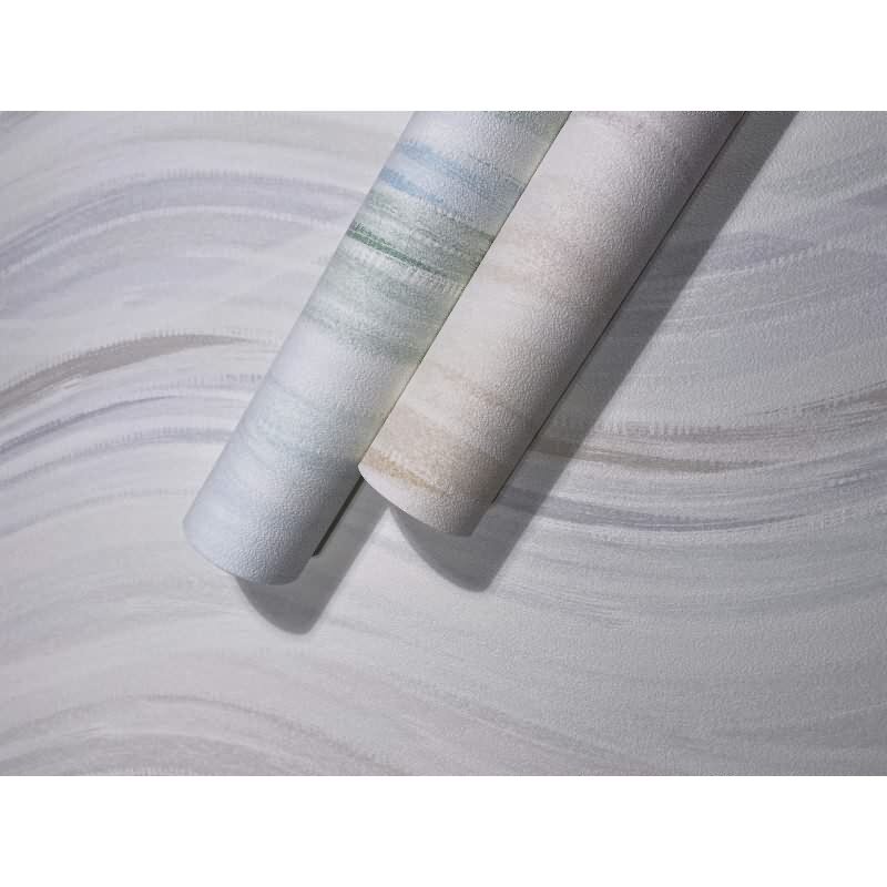 Vliestapete Wellen, Streifen Grafisch Modern matt in Weiß für Wohnzimmer, Schlafzimmer, Küche (82554)