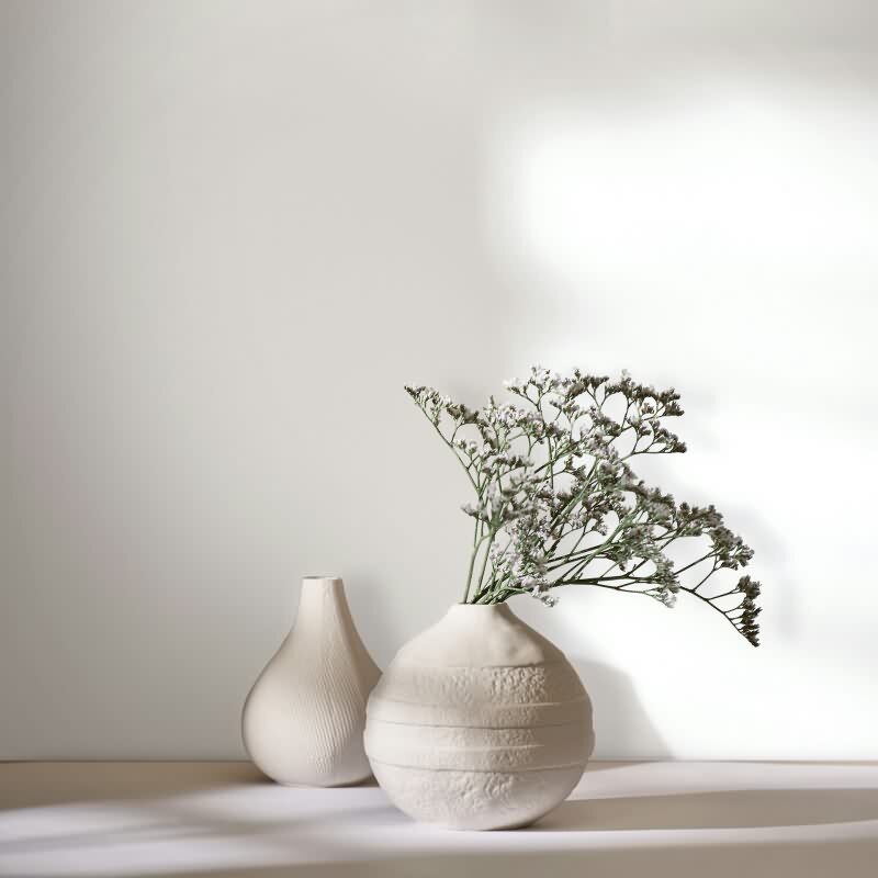 Vliestapete Strukturiert Uni Modern matt in Weiß für Wohnzimmer, Schlafzimmer, Küche, Büro (82555)