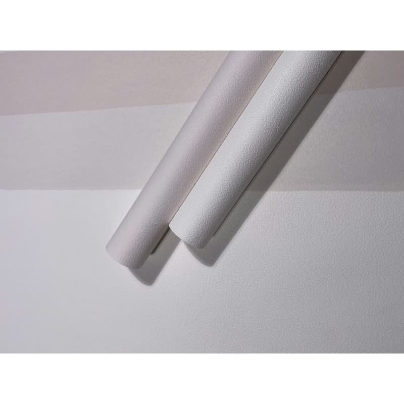 Vliestapete Strukturiert Uni Modern matt in Weiß für Wohnzimmer, Schlafzimmer, Küche, Büro (82557)