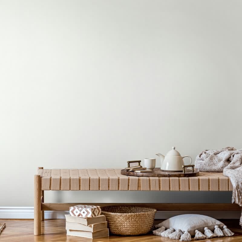 Vliestapete Strukturiert Uni Modern matt in Beige für Wohnzimmer, Schlafzimmer, Küche, Büro (82558)