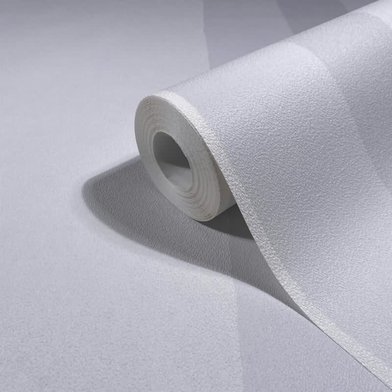 Vliestapete Streifen Streifen Klassisch matt in Grau für Wohnzimmer, Schlafzimmer, Küche (82563)