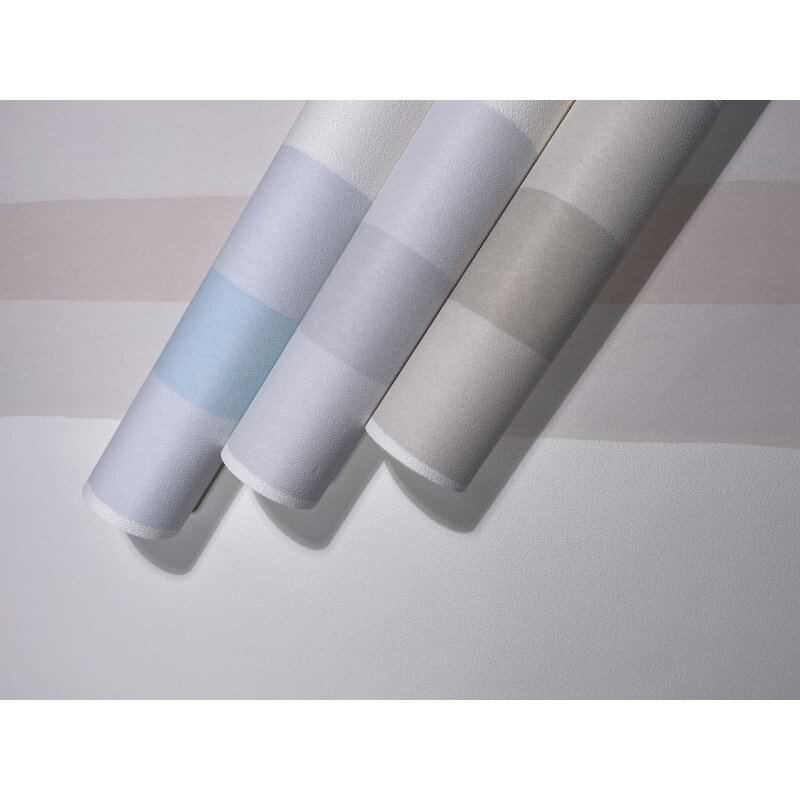 Vliestapete Streifen Streifen Klassisch matt in Grau für Wohnzimmer, Schlafzimmer, Küche (82563)