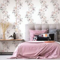 Vliestapete Blumen Floral Natur, Romantisch matt in...