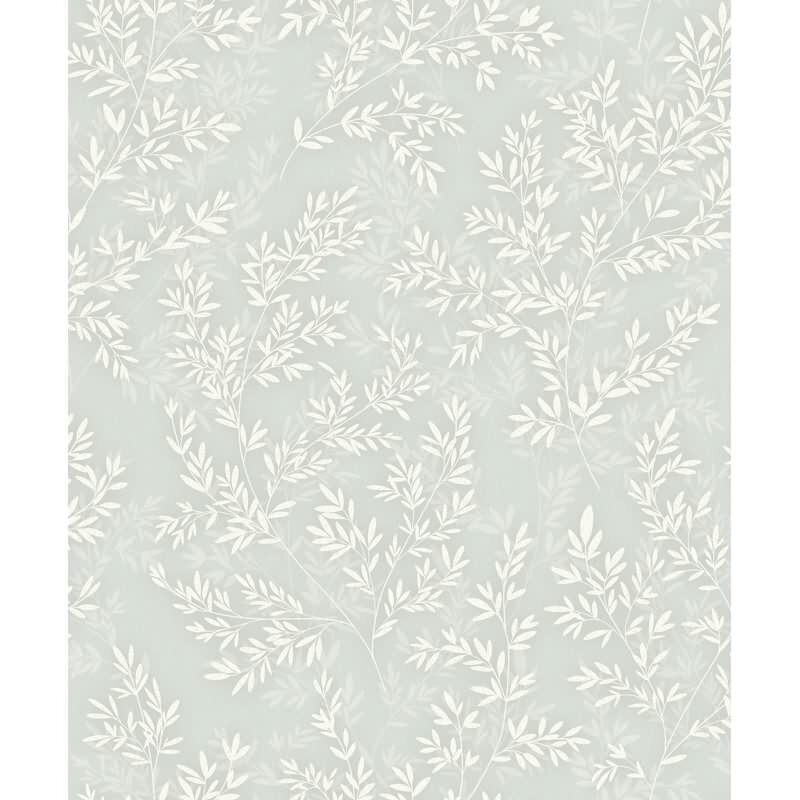 Vliestapete Blätter Floral Natur matt in Grün für Wohnzimmer, Schlafzimmer, Küche (89027)