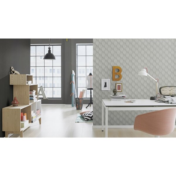 Tapete Grau, Silber Rasch Vliestapete (687903)