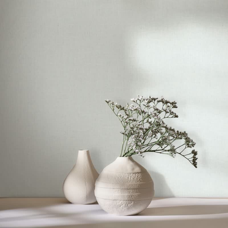 Vliestapete Textil, Struktur Uni Modern matt in Grau für Wohnzimmer, Schlafzimmer, Büro (35745)