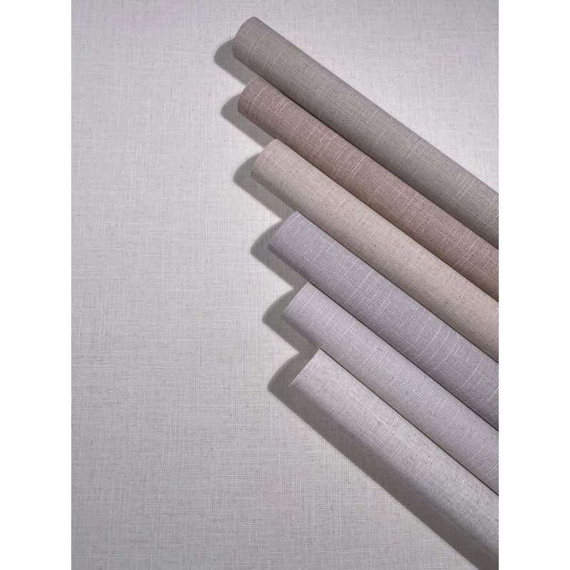 Vliestapete Textil, Struktur Uni Modern matt in Beige für Wohnzimmer, Schlafzimmer, Büro (35750)