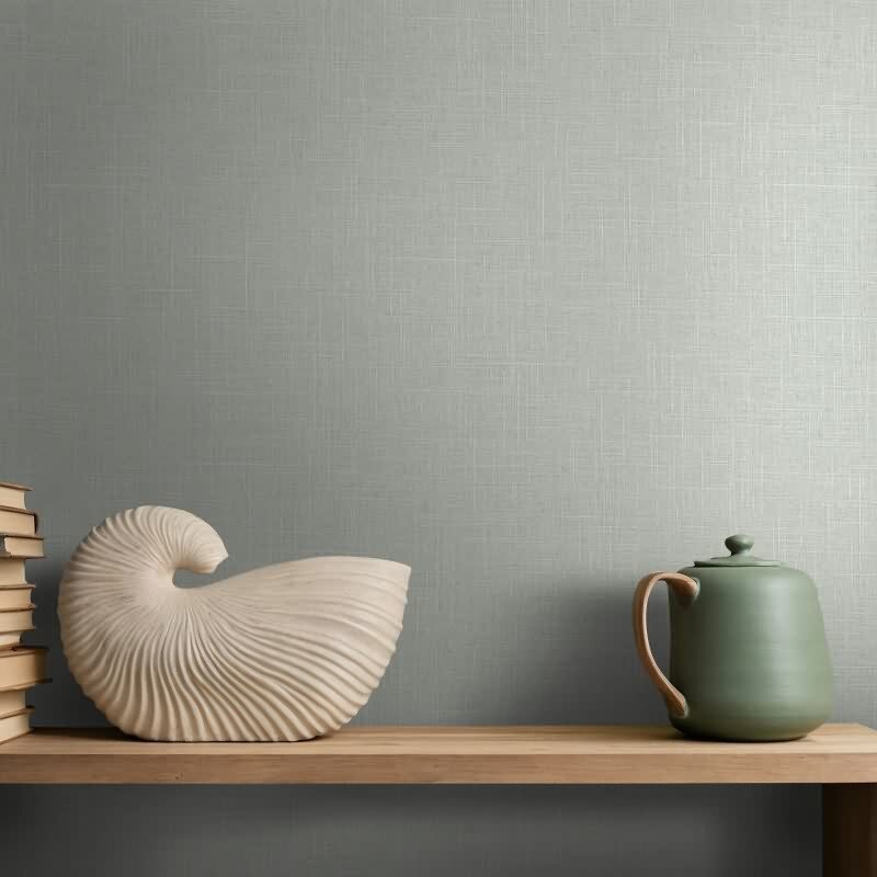 Vliestapete Textil, Struktur Uni Modern matt in Beige für Wohnzimmer, Schlafzimmer, Büro (35752)