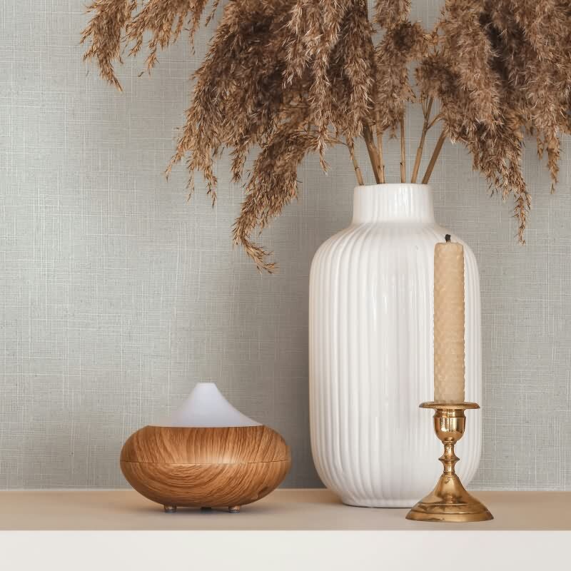 Vliestapete Textil, Struktur Uni Modern matt in Beige für Wohnzimmer, Schlafzimmer, Büro (35752)