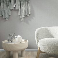 Vliestapete Textil, Struktur Uni Modern matt in Beige...