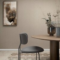 Vliestapete Textil, Struktur Uni Modern matt in Braun...