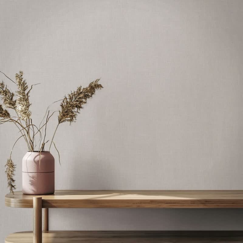 Vliestapete Textil, Struktur Uni Modern matt in Braun für Wohnzimmer, Schlafzimmer, Büro (35760)