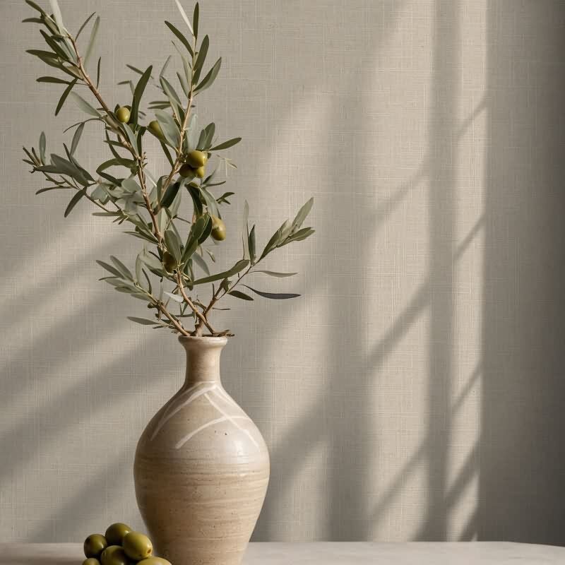 Vliestapete Textil, Struktur Uni Modern matt in Beige für Wohnzimmer, Schlafzimmer, Büro (35762)