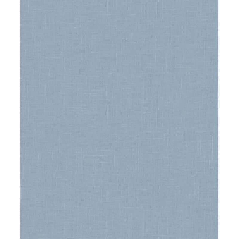 Vliestapete Textil, Struktur Uni Modern matt in Blau für Wohnzimmer, Schlafzimmer, Büro (35763)