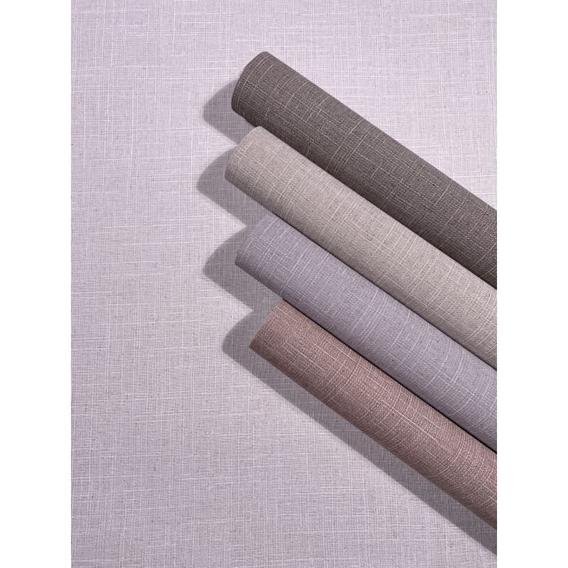 Vliestapete Textil, Struktur Uni Modern matt in Lila für Wohnzimmer, Schlafzimmer, Büro (35764)