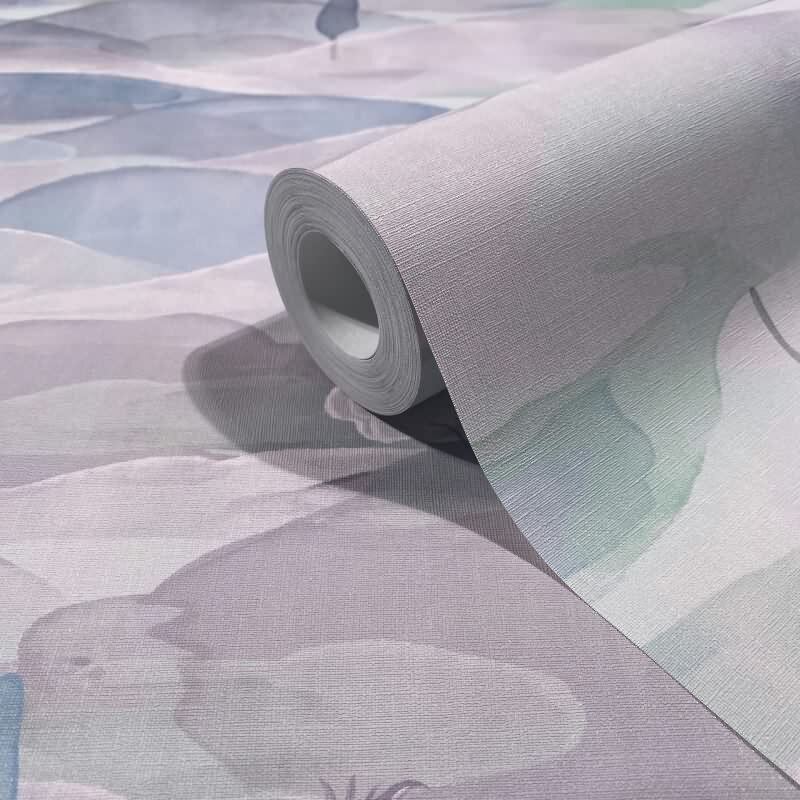 Vliestapete Landschaft Grafisch Natur matt in Weiß für Wohnzimmer, Schlafzimmer, Büro (35788)