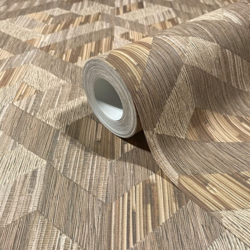 Vliestapete 3D-Optik Holzoptik Landhaus matt in Beige für Wohnzimmer, Schlafzimmer, Büro (35790)