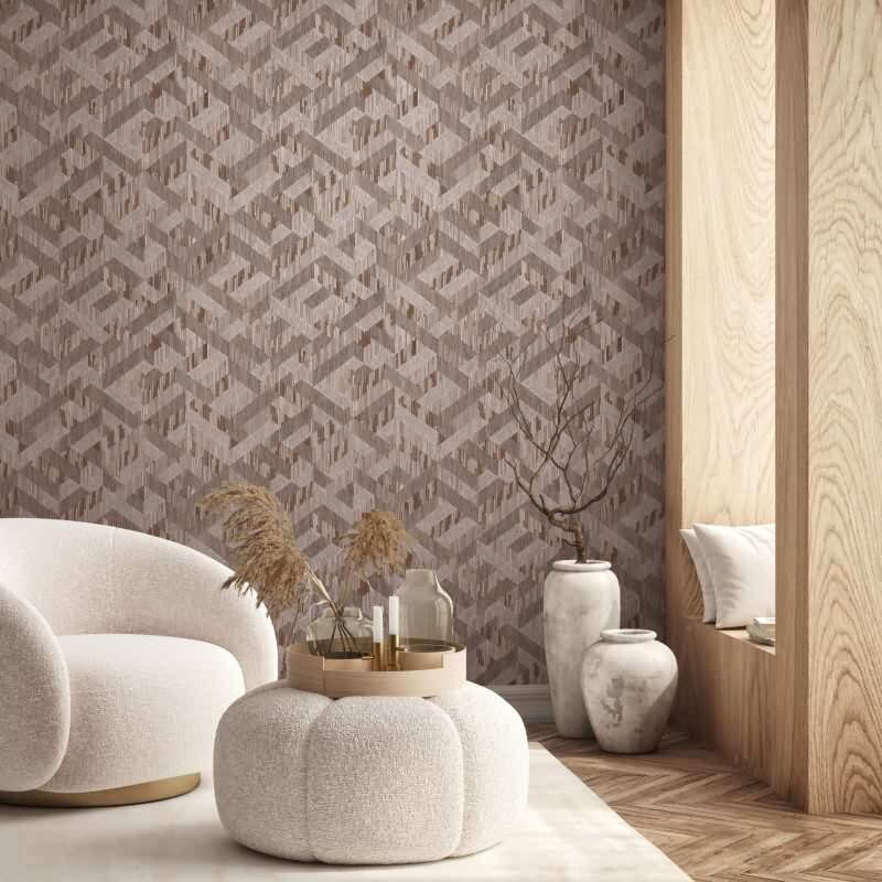 Vliestapete 3D-Optik Holzoptik Landhaus matt in Grau für Wohnzimmer, Schlafzimmer, Büro (35791)