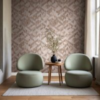 Vliestapete 3D-Optik Holzoptik Landhaus matt in Grau...