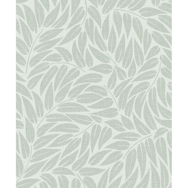 Vliestapete Blätter Floral Natur matt in Grün für Wohnzimmer, Schlafzimmer, Büro (35793)