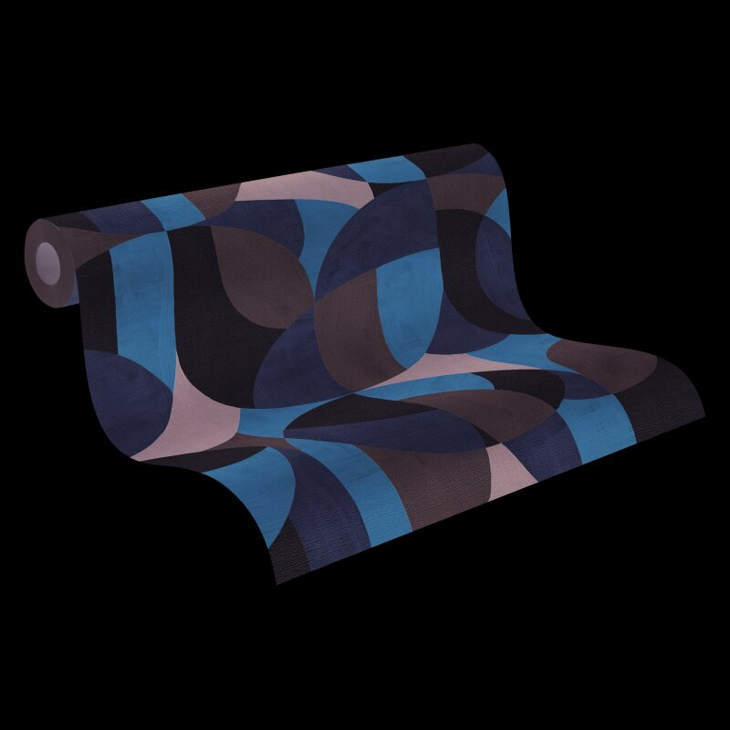 399321 Vliestapete Grafik Geometrie Beige Grau Modern Matt AS Creation