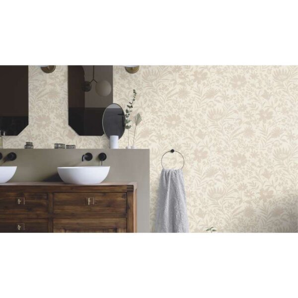 Tapete Beige, Creme, Greige Rasch Vliestapete (330403)
