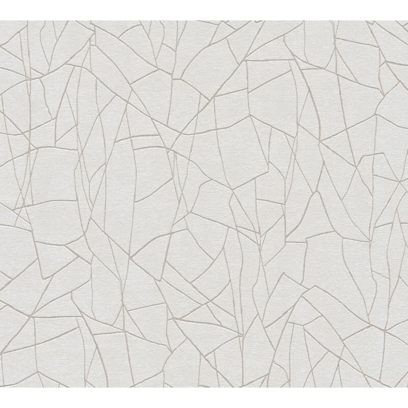 Vliestapete Grafik Grau Weiß – Modern & Glänzend AS Creation (399341)