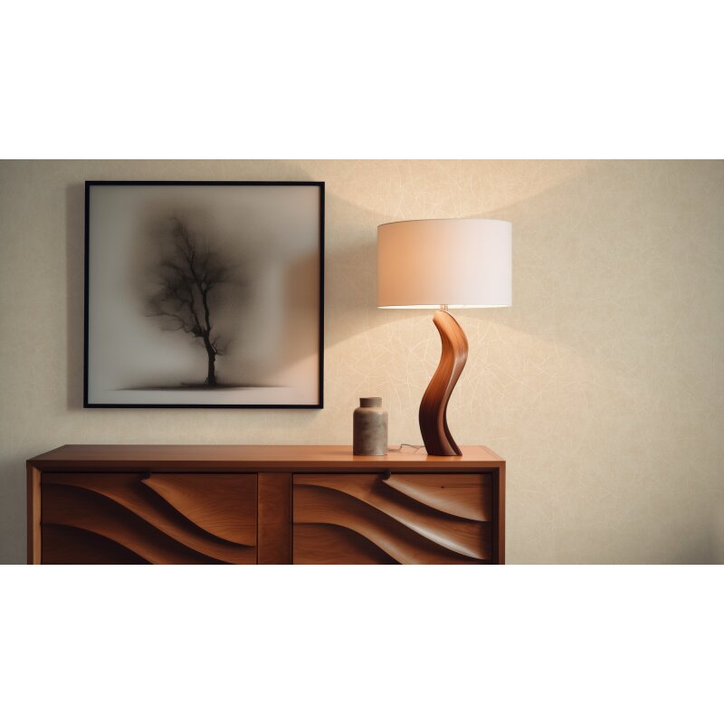 Vliestapete Grafik Beige Creme – Matt & Strukturiert AS Creation (399342)