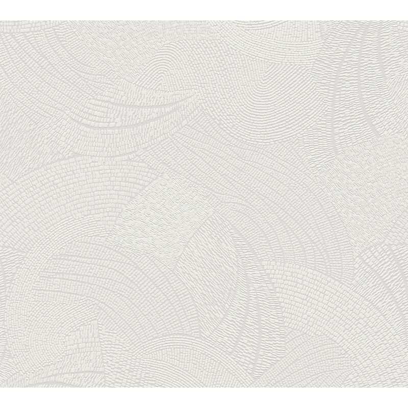 Vliestapete Struktur Grau Weiß – Elegant & Matt AS Creation (399351)