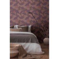 Vliestapete Struktur Rot &ndash; Modern &amp;...