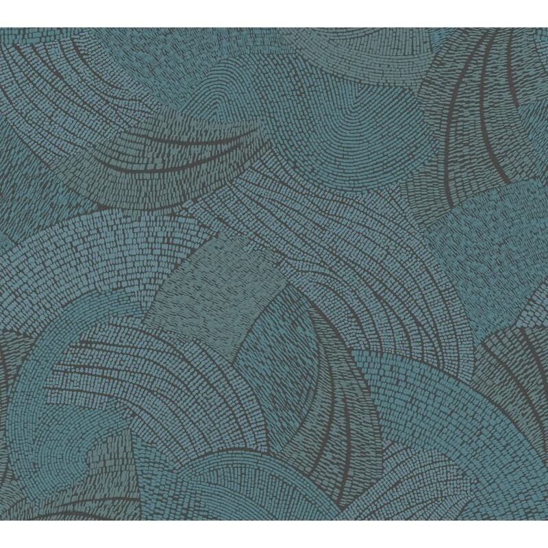 Vliestapete Struktur Blau Grün – Modern & Stilvoll AS Creation (399353)
