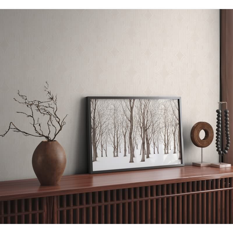 Vliestapete Grafik Weiß Grau – Modern & Zeitlos Elegant AS Creation (399372)