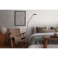 Vliestapete Grafik Wei&szlig; Grau &ndash; Modern &amp;...