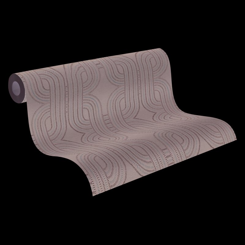 Vliestapete Grafik Schwarz Braun Metallic – Elegant & Modern AS Creation (399374)