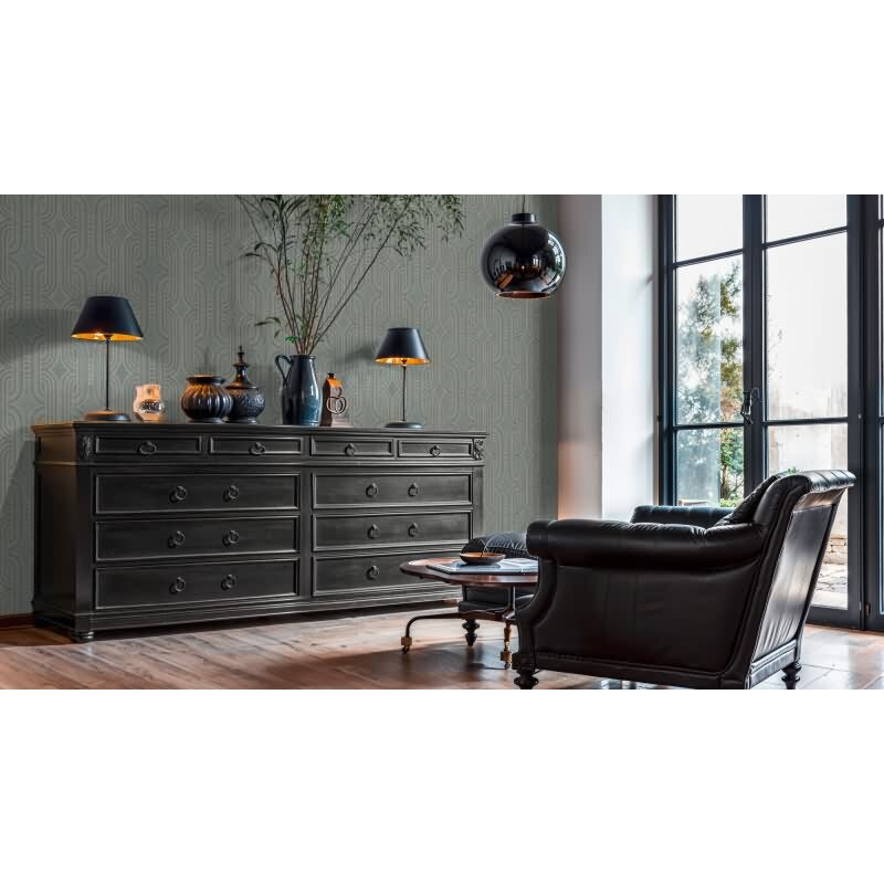 Vliestapete Grafik Blau Grün Braun – Elegant & Zeitlos AS Creation (399375)