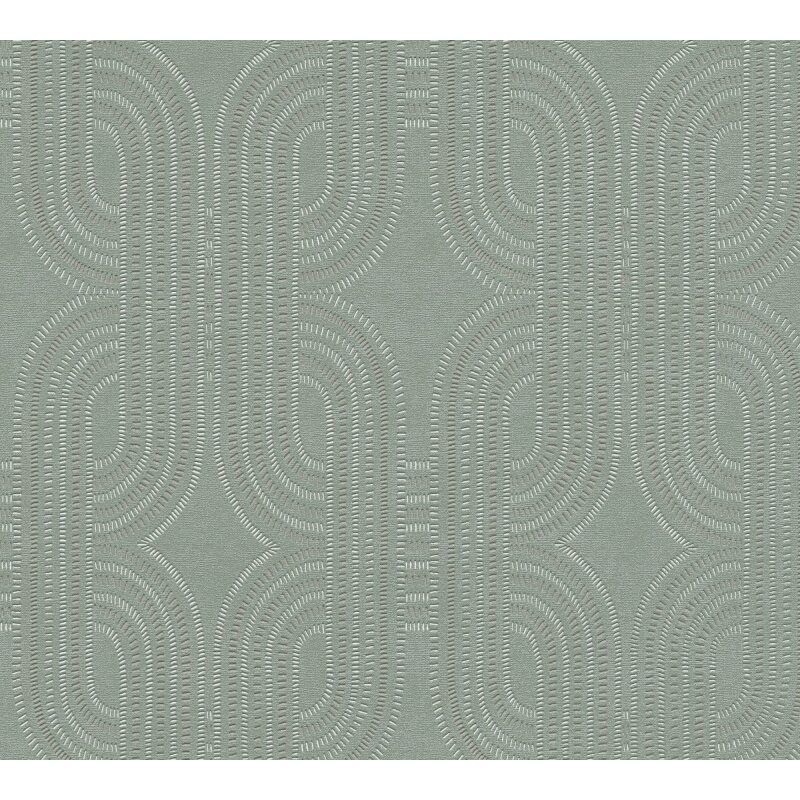 Vliestapete Grafik Blau Grün Braun – Elegant & Zeitlos AS Creation (399375)