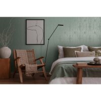 Vliestapete Grafik Blau Gr&uuml;n Braun &ndash; Elegant...