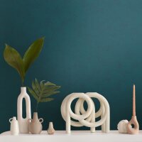 Vliestapete Uni Blau Gr&uuml;n &ndash; Modern &amp;...