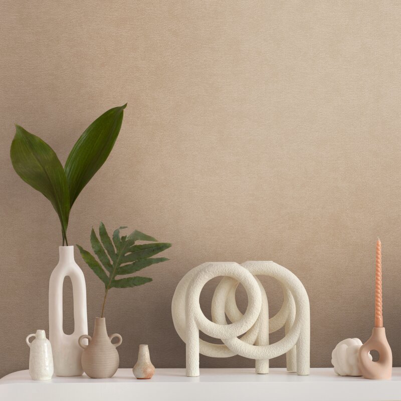 Vliestapete Uni Hellbeige – Elegant & Natürlich AS Creation (399386)