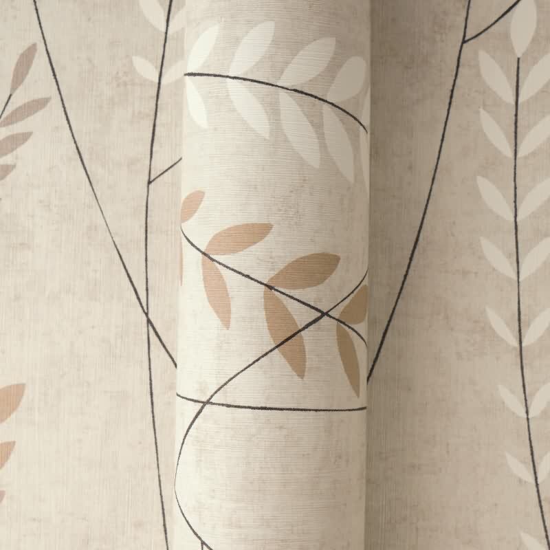 Vliestapete Blätter Beige – Skandinavisches Design AS Creation (791461)