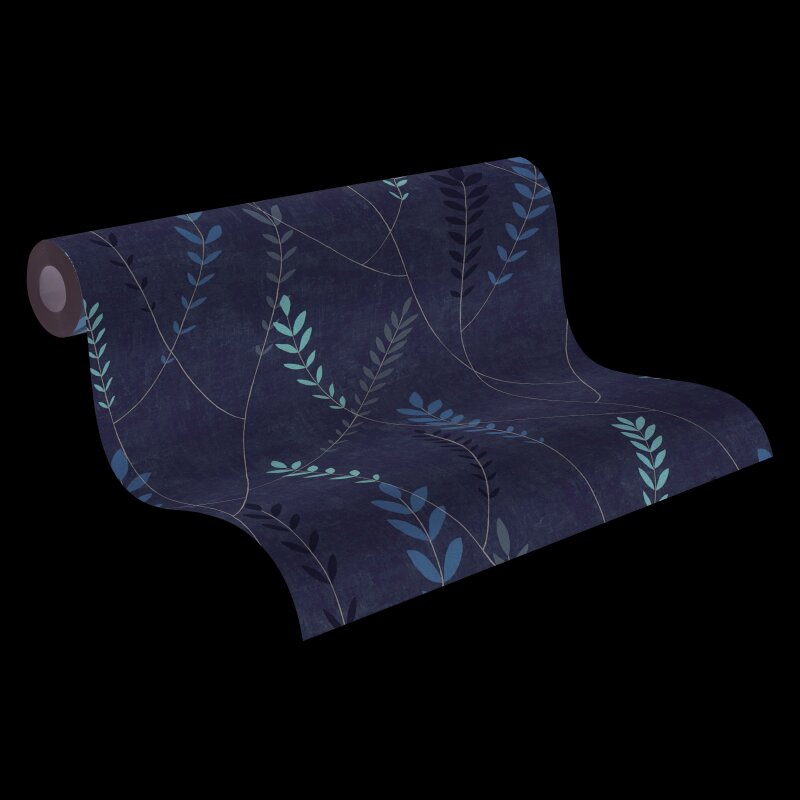 Vliestapete Blätter Beige – Skandinavisches Design AS Creation (791461)