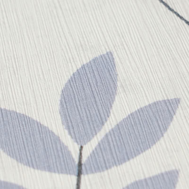 Vliestapete – bunte Blätterranken auf hellgrauem Hintergrund AS Creation (791462)