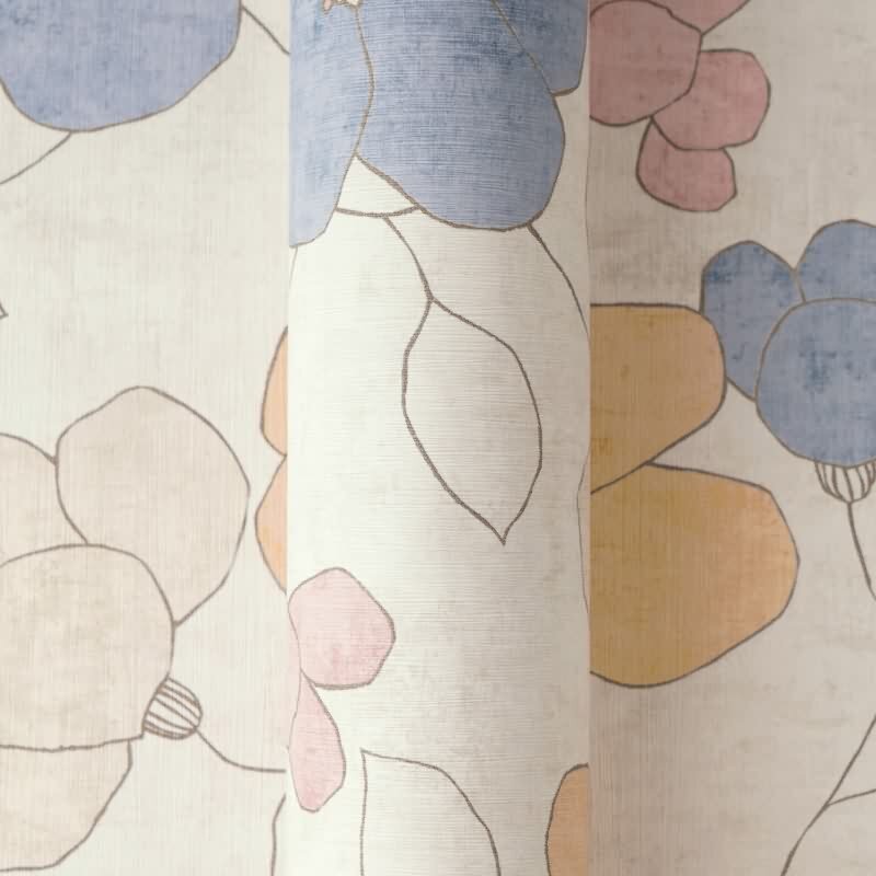 Vliestapete mit bunten Blumen in Blau, Rosa & Gelb AS Creation (791472)