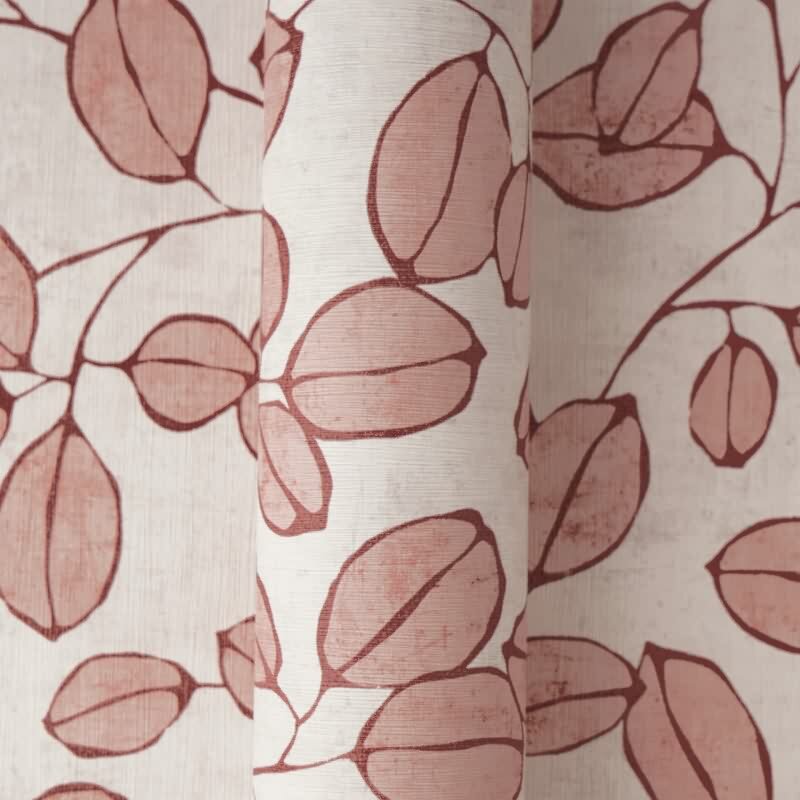 Vliestapete – Rosa Blätterranken auf hellem Hintergrund AS Creation (791482)