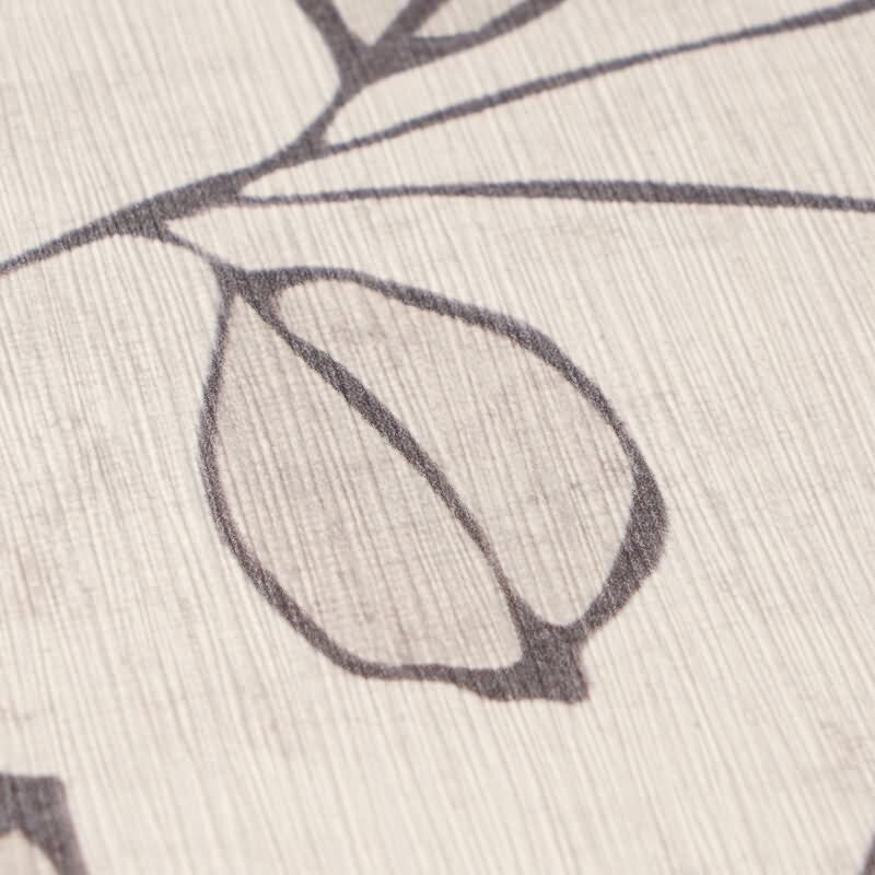 Vliestapete Grau/Weiß mit skandinavischem Blätterdesign AS Creation (791484)