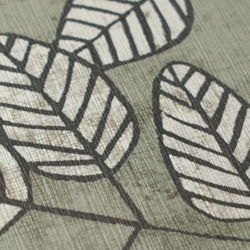 Vliestapete Grün/Blau mit skandinavischem Blättermix AS Creation (791491)