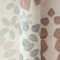 Vliestapete Beige mit blau-braunem skandinavischem...